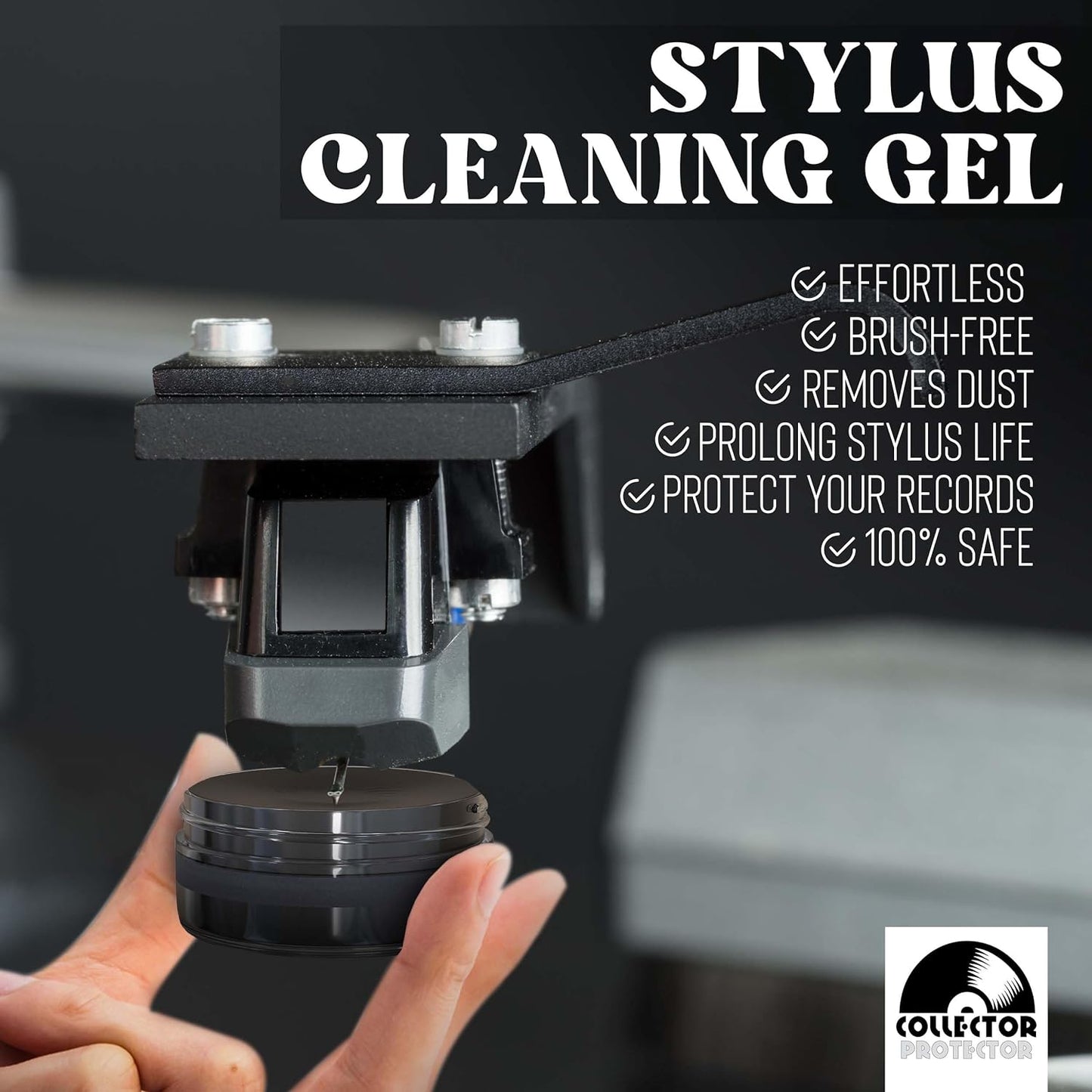 Vinyl Record Cleaning Kit - Complete 7-In-1 Vinyl Record Cleaner Solution Set