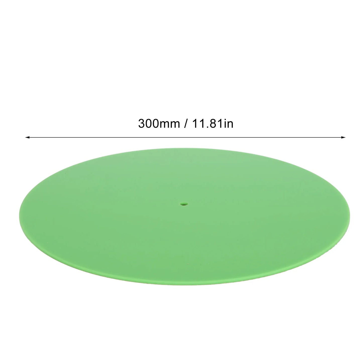 300X300X3Mm Acrylic Turntable Mat Reduce Static Dust Noise Replacement Record Platter Slipmat for 12 Inch Record Player