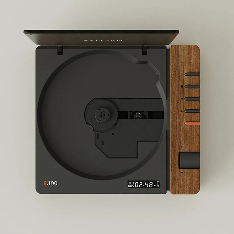 HIFI Portable CD Player Bluetooth 5.3 Digital Optical Output Audiophile Audio Player Built-In 2000Mah High Capacity Battery