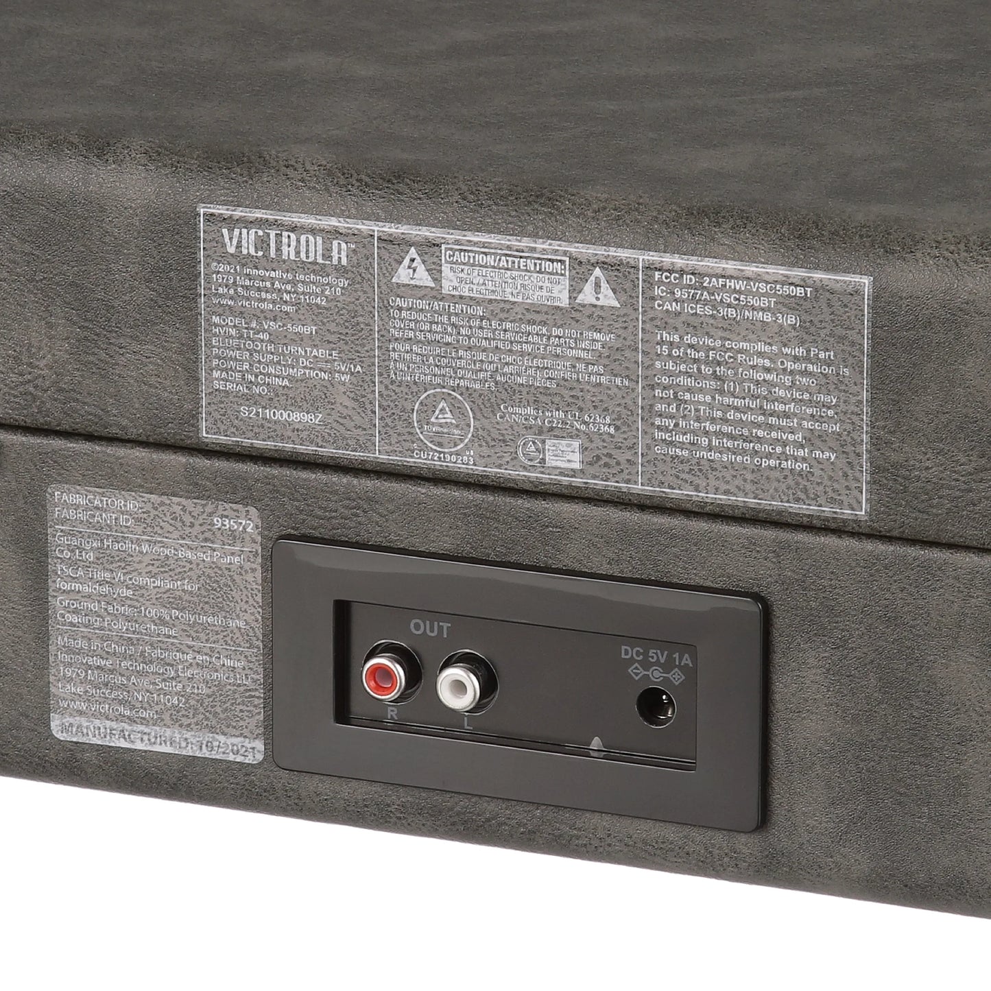 VSC-550BT Vintage - Turntable - Gray