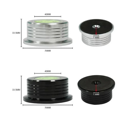 Universal 50/60HZ Vinyl Record Player Disc Turntable Stabilizer with Level Turntable Record Player Stabilizer 7Mm Weight Clamp