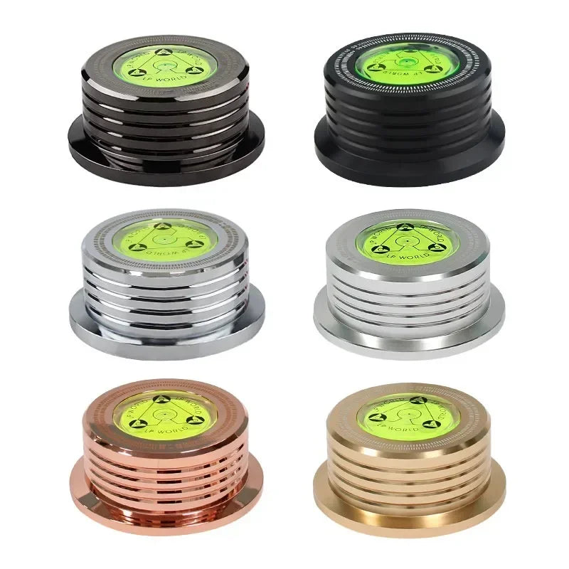 Universal 50/60HZ Vinyl Record Player Disc Turntable Stabilizer with Level Turntable Record Player Stabilizer 7Mm Weight Clamp