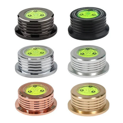 Universal 50/60HZ Vinyl Record Player Disc Turntable Stabilizer with Level Turntable Record Player Stabilizer 7Mm Weight Clamp