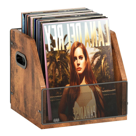 Vinyl Record Storage, Vinyl Record Box Case Crate, Vinyl Record Album Holder,...