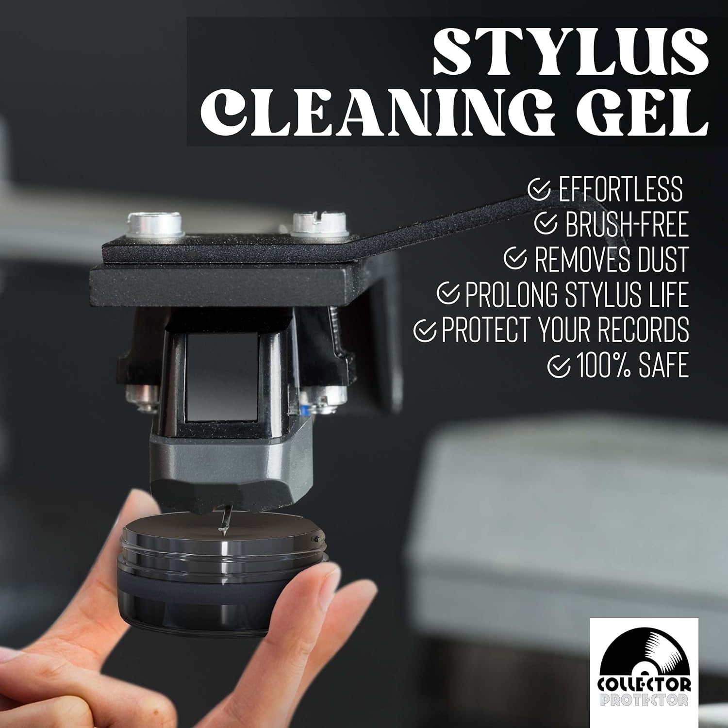 Vinyl Record Cleaning Kit - Complete 7-In-1 Vinyl Record Cleaner Solution Set