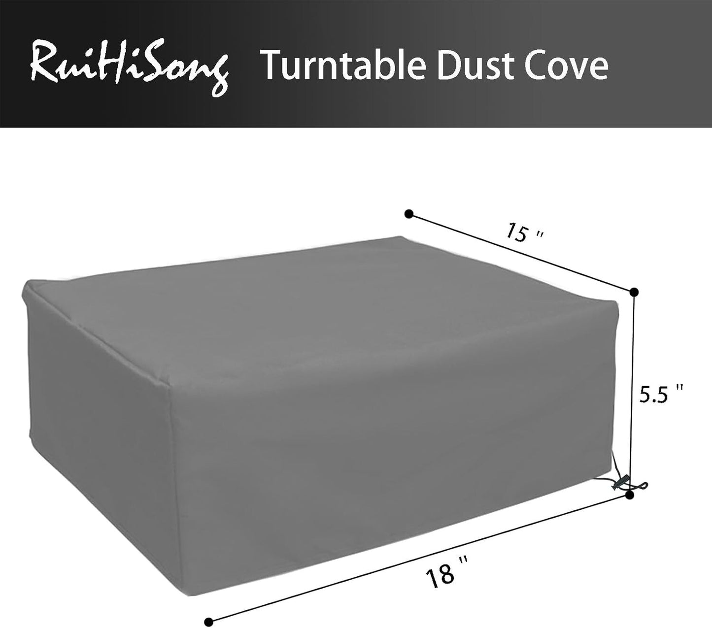 Turntable Dust Cover Record Player Turntable Cover Suitable for Most Models New
