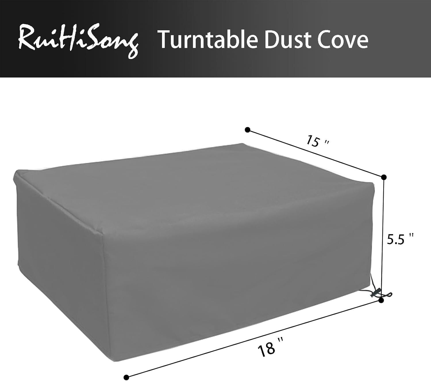 Turntable Dust Cover Record Player Turntable Cover Suitable for Most Models New