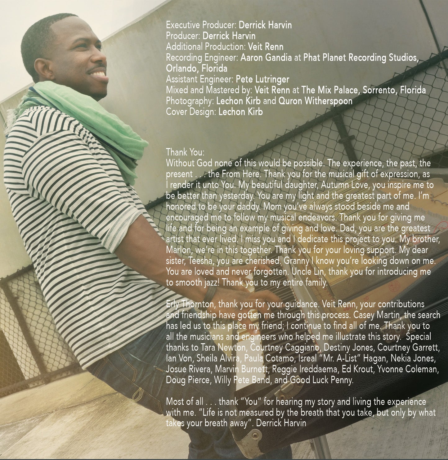 Derrick Harvin - From Here [CD]