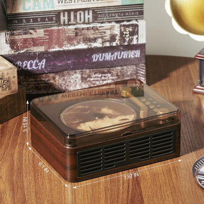 Portable CD Player Bluetooth with Speakers - Desktop CD Players for Home, Built