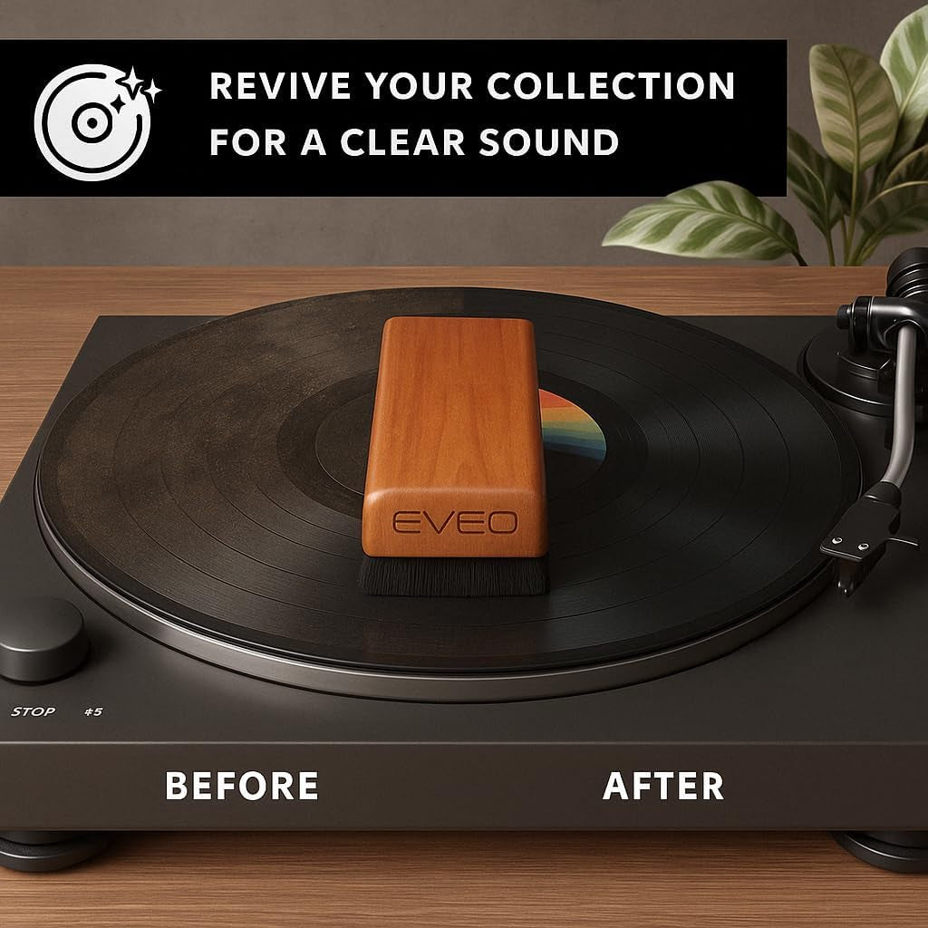 Vinyl Record Cleaning Kit - 4In1 Vinyl Record Cleaner Kit for Vinyl Records Albu