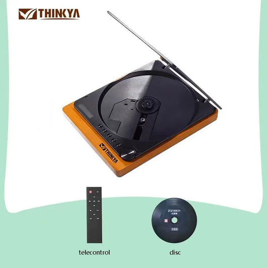 Wooden HIFI CD Player Bluetooth 5.1 Digital Optical Output USB Lossless Playback Wooden CD Music Player Infrared Remote Control