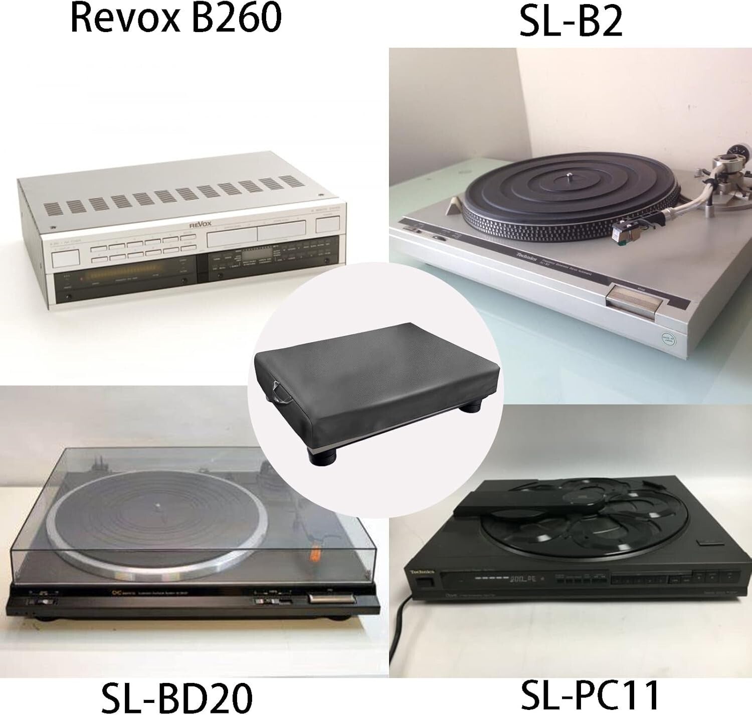 Turntable Dust Cover Record Player Turntable Cover Suitable for Most Models New