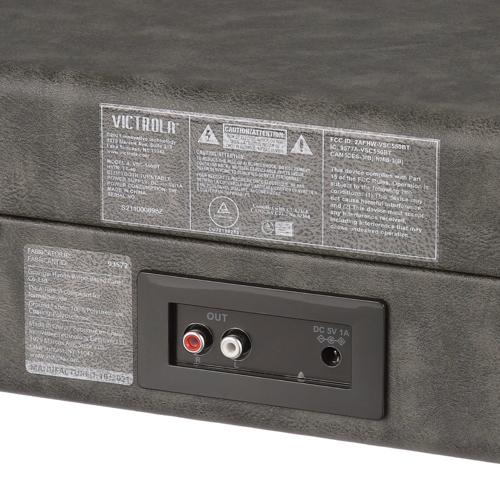 VSC-550BT Vintage - Turntable - Gray
